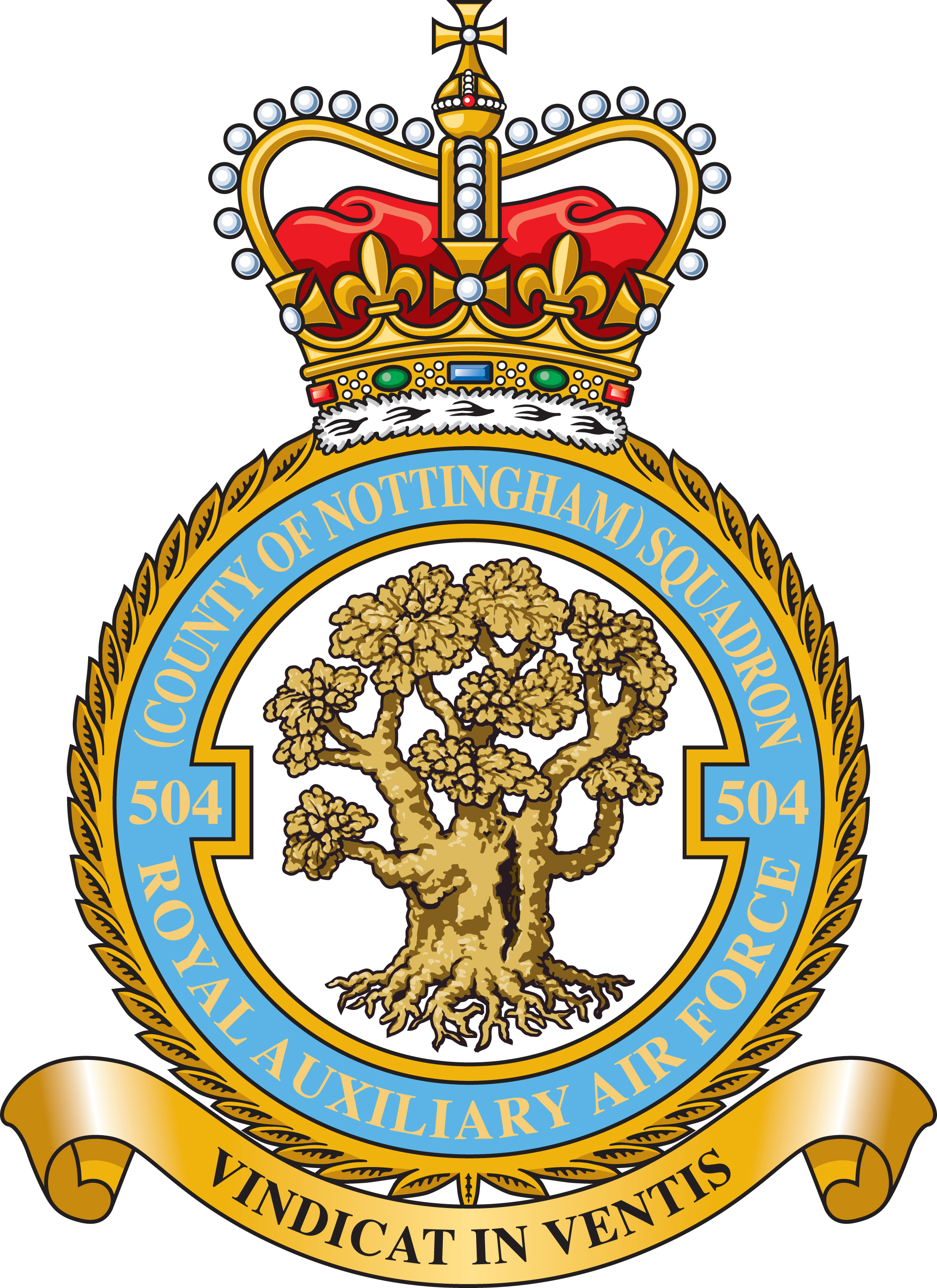 504 Squadron badge
